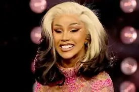 👀🔥 CARDI B GOES NAKED DRESS! Eye-Popping Outfit at